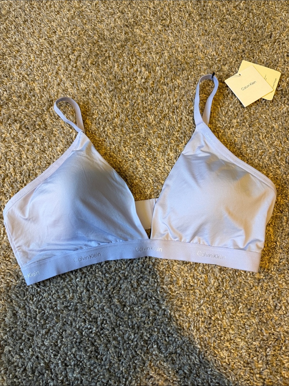 Calvin Klein Lavender Wireless Bralette